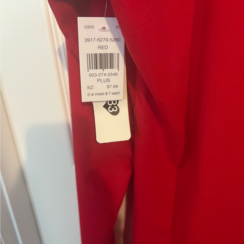 Love Red V-Neck Top - Picture 4 of 4